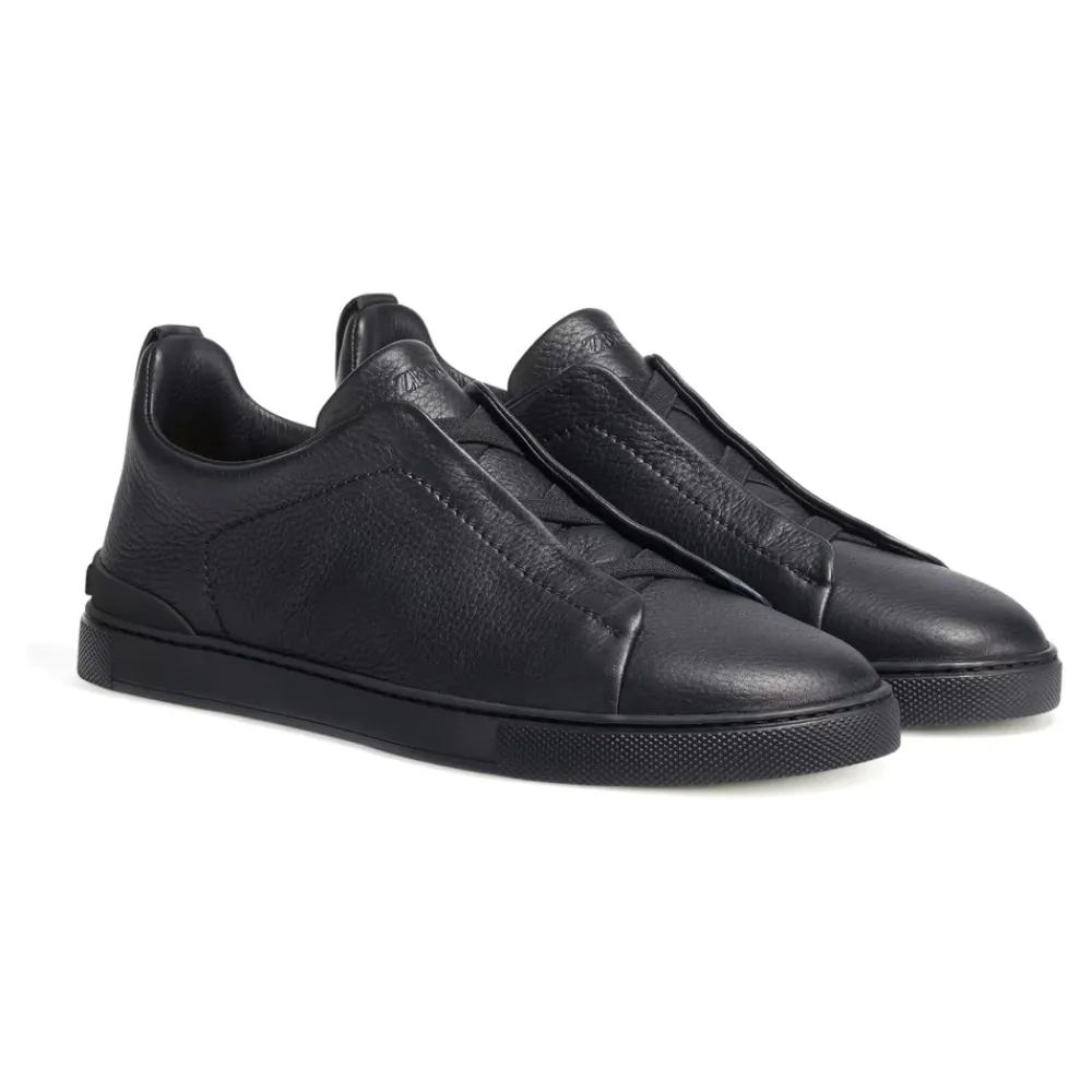 Heren Zegna Sneakers^e leren lage sneakers