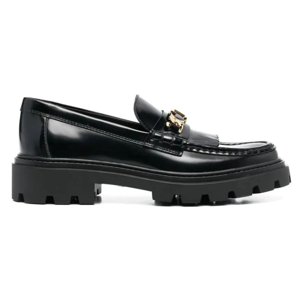 DAMES Tod's e Leren Loafers met Franjes