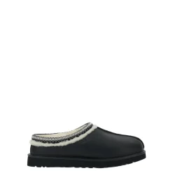 Heren UGG e leren muilezels met reliëflogo