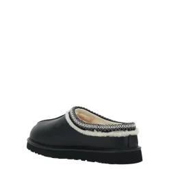 Heren UGG e leren muilezels met reliëflogo