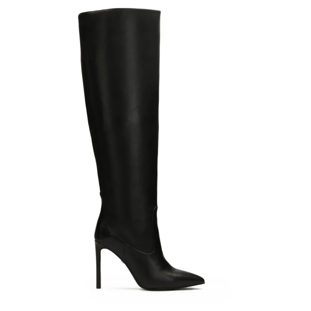 DAMES Kazar Enkellaarsjes^e leren musketiers met een instap bovenkant