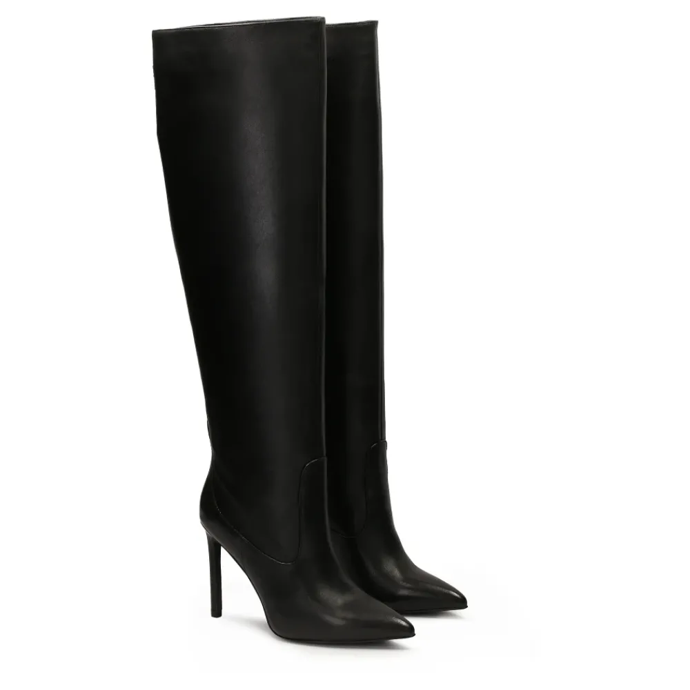 DAMES Kazar Enkellaarsjes^e leren musketiers met een instap bovenkant