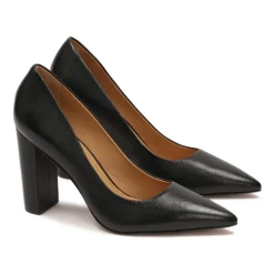 DAMES Kazar e leren pumps met een stabiele hak