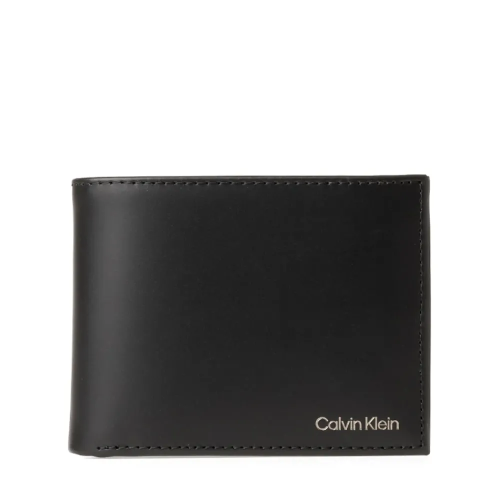 Heren Calvin Klein e Leren RFID Portemonnee Minimalistische Stijl