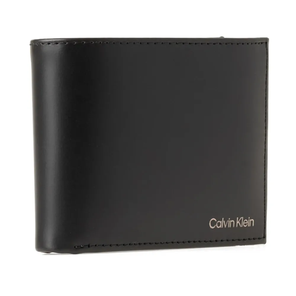 Heren Calvin Klein e Leren RFID Portemonnee Minimalistische Stijl