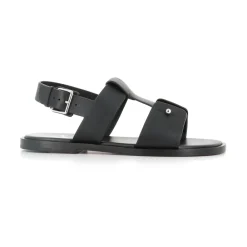 Heren Christian Louboutin Sandalen^e leren sandaal met zilveren speld