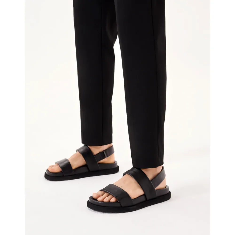 Heren Kazar e Leren Sandalen met Elastische Band