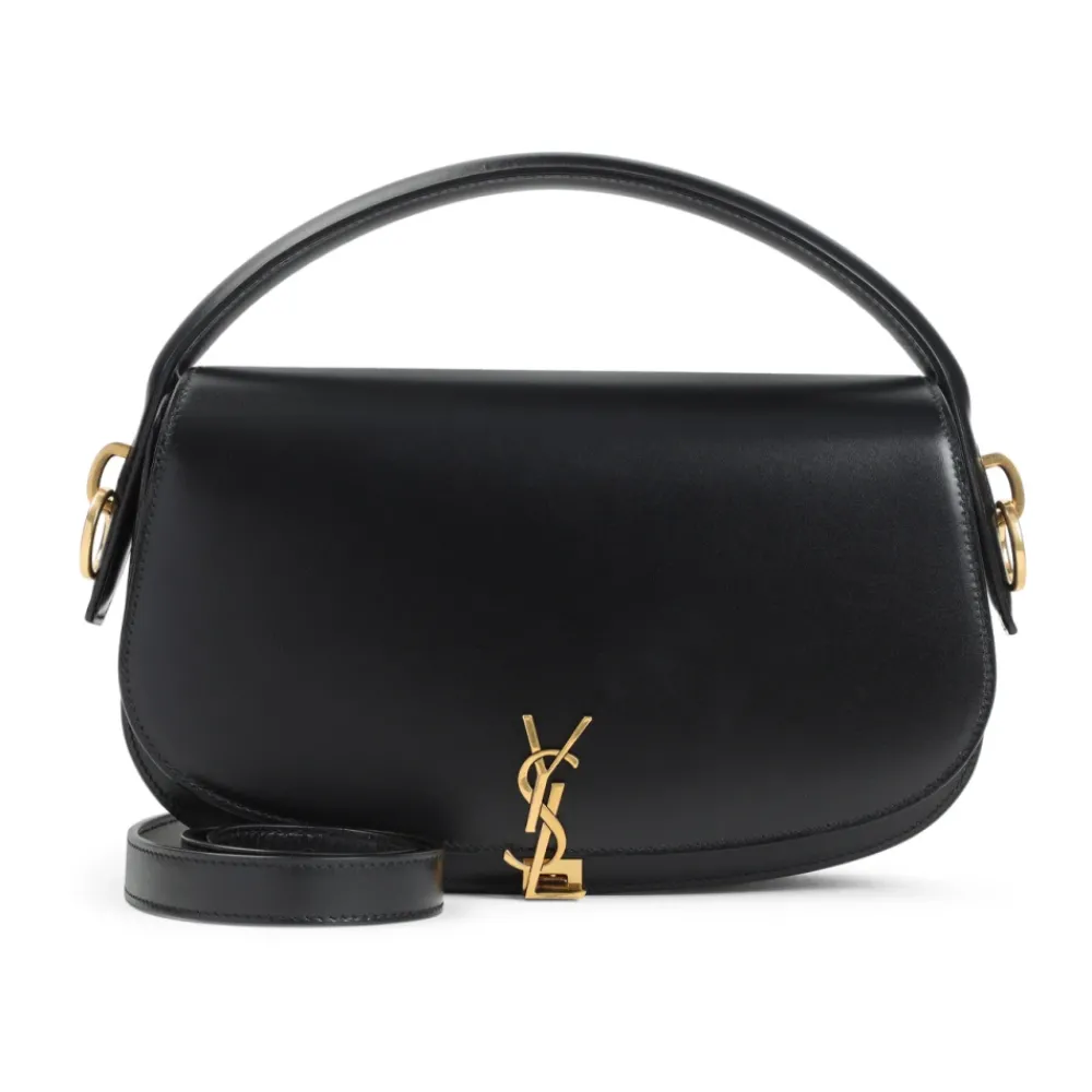 DAMES Saint Laurent Handtassen^e leren schoudertas met Cassandre sluiting