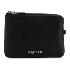 DAMES Alexander McQueen e leren Sling kaarthouder