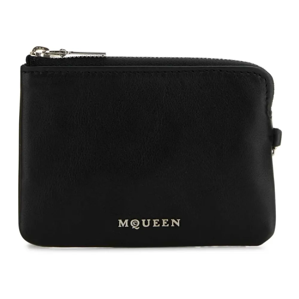 DAMES Alexander McQueen e leren Sling kaarthouder