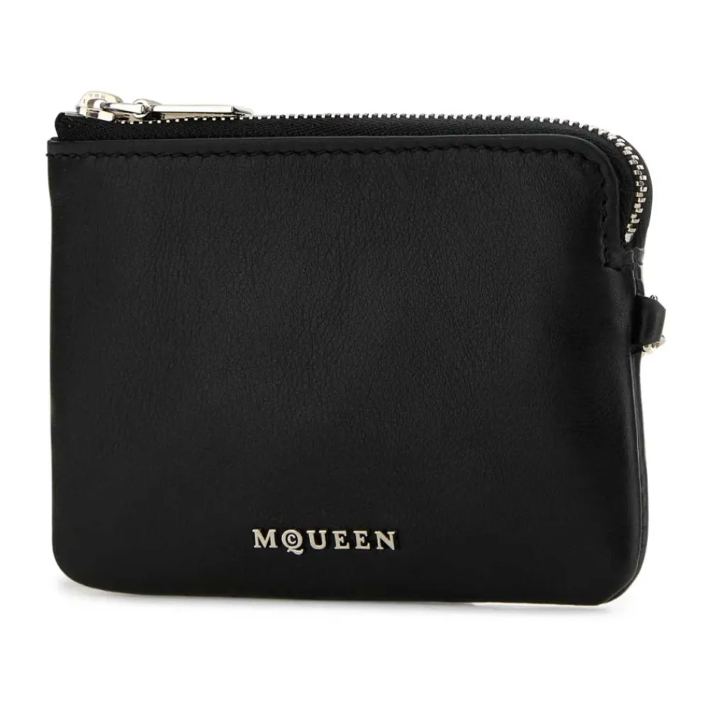 DAMES Alexander McQueen e leren Sling kaarthouder