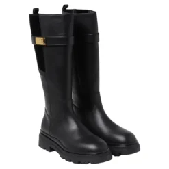 Elisabetta Franchi e leren slip-on laarzen