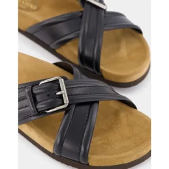 Heren Valentino Garavani e leren slippers