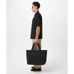 Heren Saint Laurent Espadrilles^e Logo Espadrilles Canvas Rubberen Zool