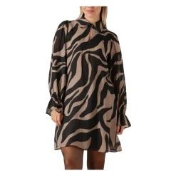 DAMES Bruuns Bazaar e Midi Jurk voor Herfst/Winter