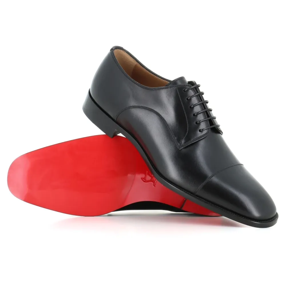 Heren Christian Louboutin Instappers & Slip Ons|Nette Schoenen^e platte Derby schoenen