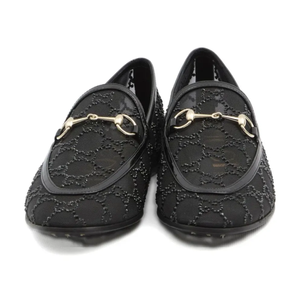 DAMES Gucci e Platte Kristal Loafers