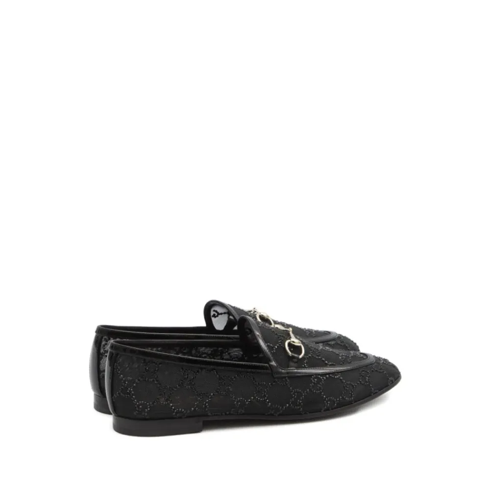DAMES Gucci e Platte Kristal Loafers