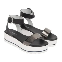 DAMES Nerogiardini Sandalen^e Platte Sandalen