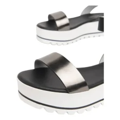 DAMES Nerogiardini Sandalen^e Platte Sandalen