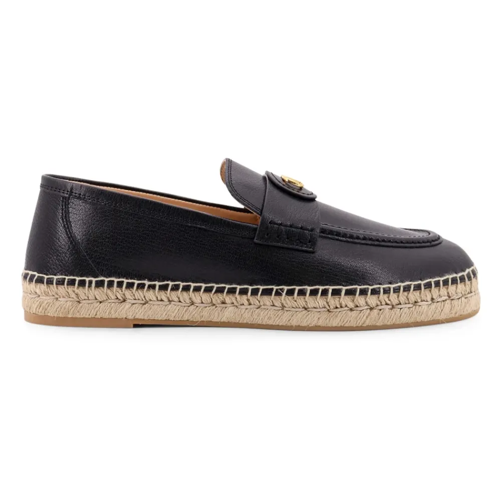 Heren Valentino Garavani e platte schoenen met touwinzet