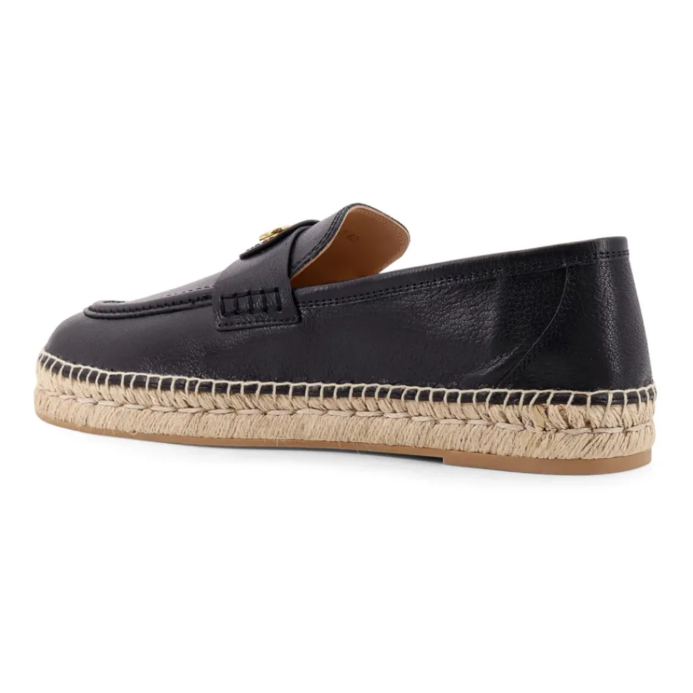 Heren Valentino Garavani e platte schoenen met touwinzet