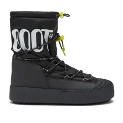Heren Moon Boot Snowboots^e platte schoenen met PVC-details