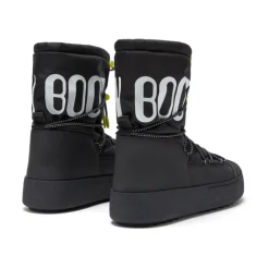 Heren Moon Boot Snowboots^e platte schoenen met PVC-details