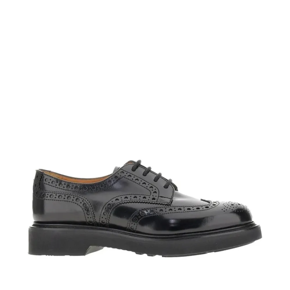 Heren Church's e platte schoenen met rubberen zool