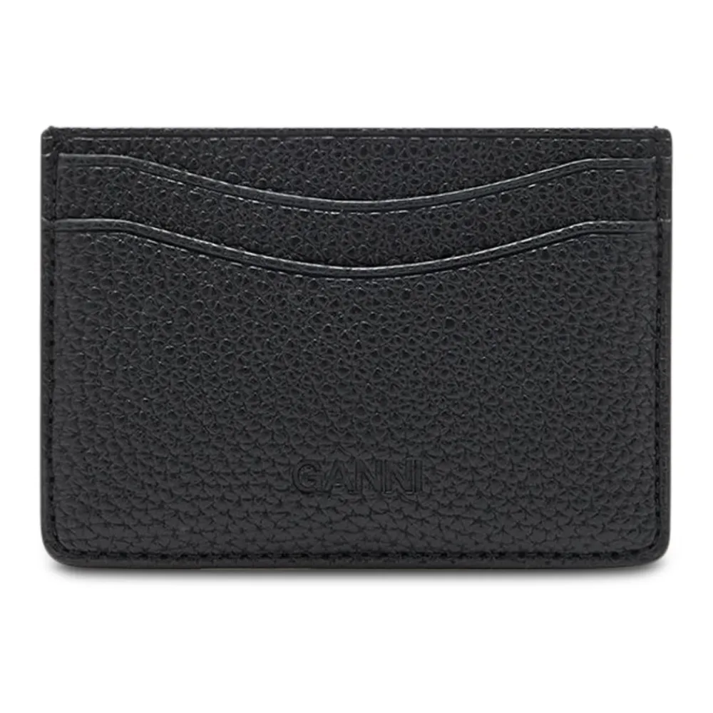 DAMES Ganni e Portemonnees Kaarthouder Korrelig Goud