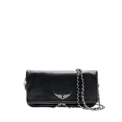 DAMES Zadig & Voltaire Clutches^e Rock Clutch met Zilveren Details