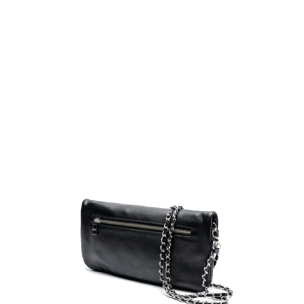 DAMES Zadig & Voltaire Clutches^e Rock Clutch met Zilveren Details