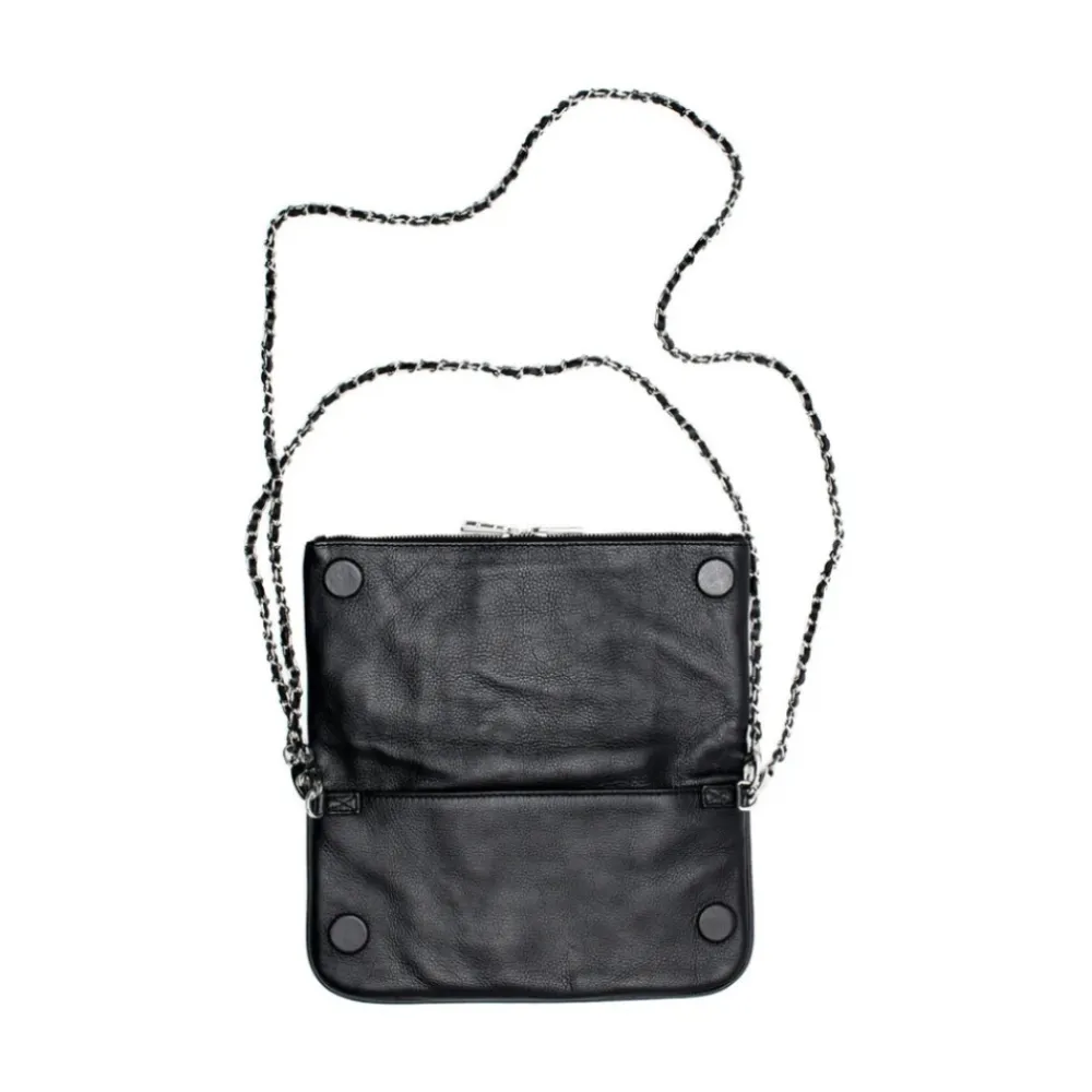 DAMES Zadig & Voltaire Clutches^e Rock Clutch met Zilveren Details