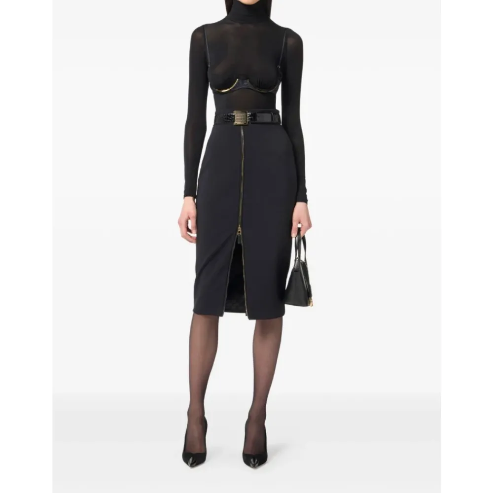 DAMES Elisabetta Franchi Rokken^e Rok met Rits aan de Voorkant