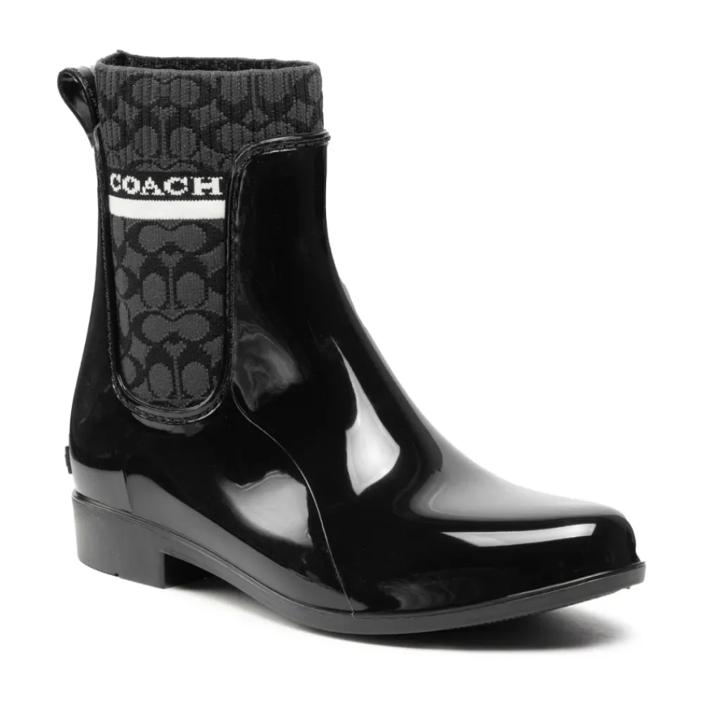 DAMES Coach e rubberen Wellington laarzen