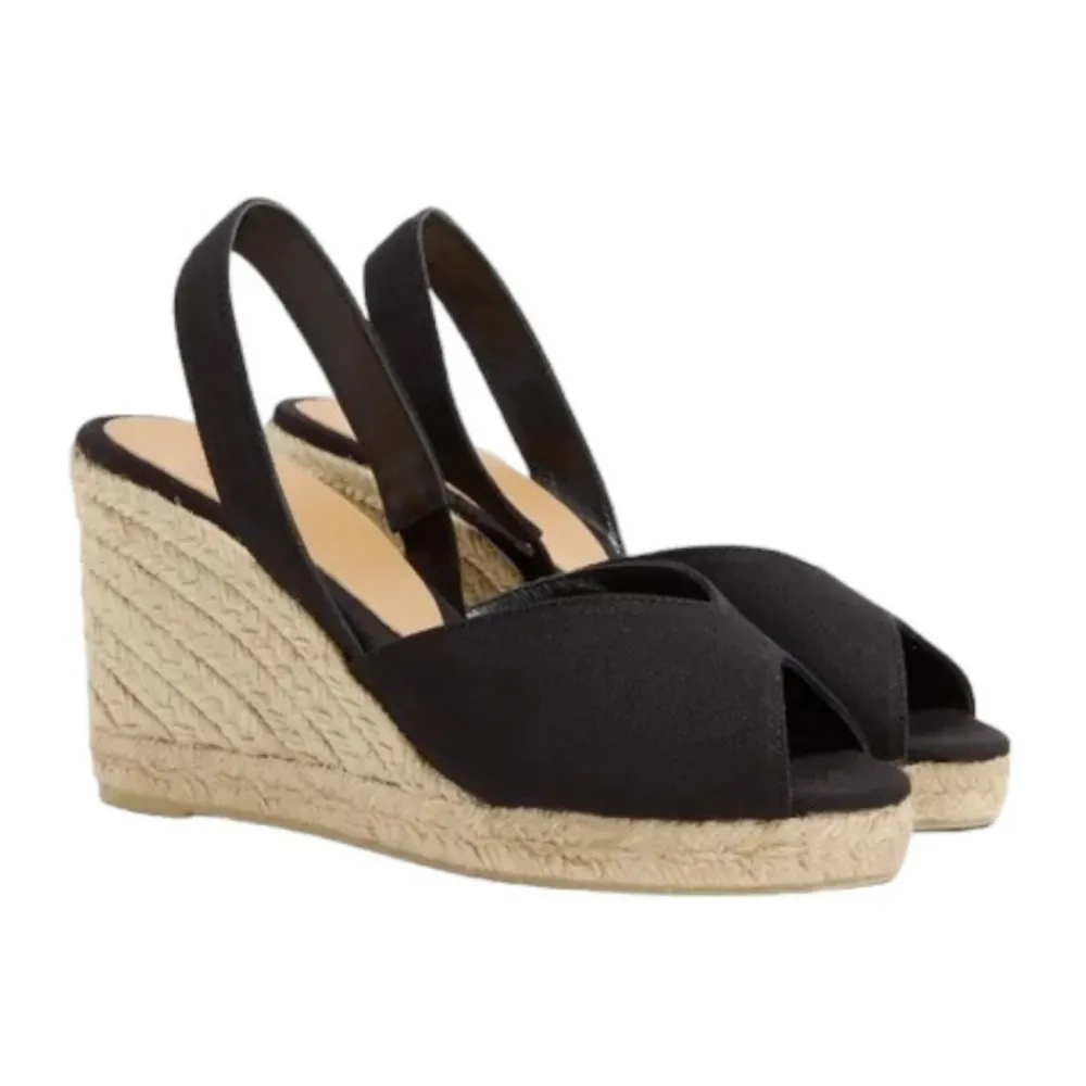 DAMES Castañer e sandalen met afgeronde open teen