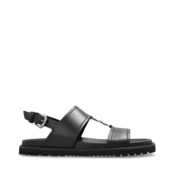 Heren Versace e Sandalen met Gesp en Platte Rubberen Zool