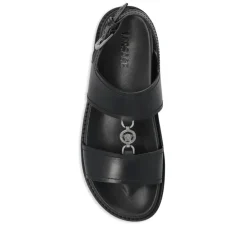 Heren Versace e Sandalen met Gesp en Platte Rubberen Zool