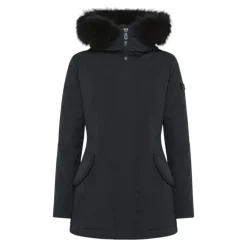 DAMES Peuterey Jassen^e Slim Jacket met Bont Kraag