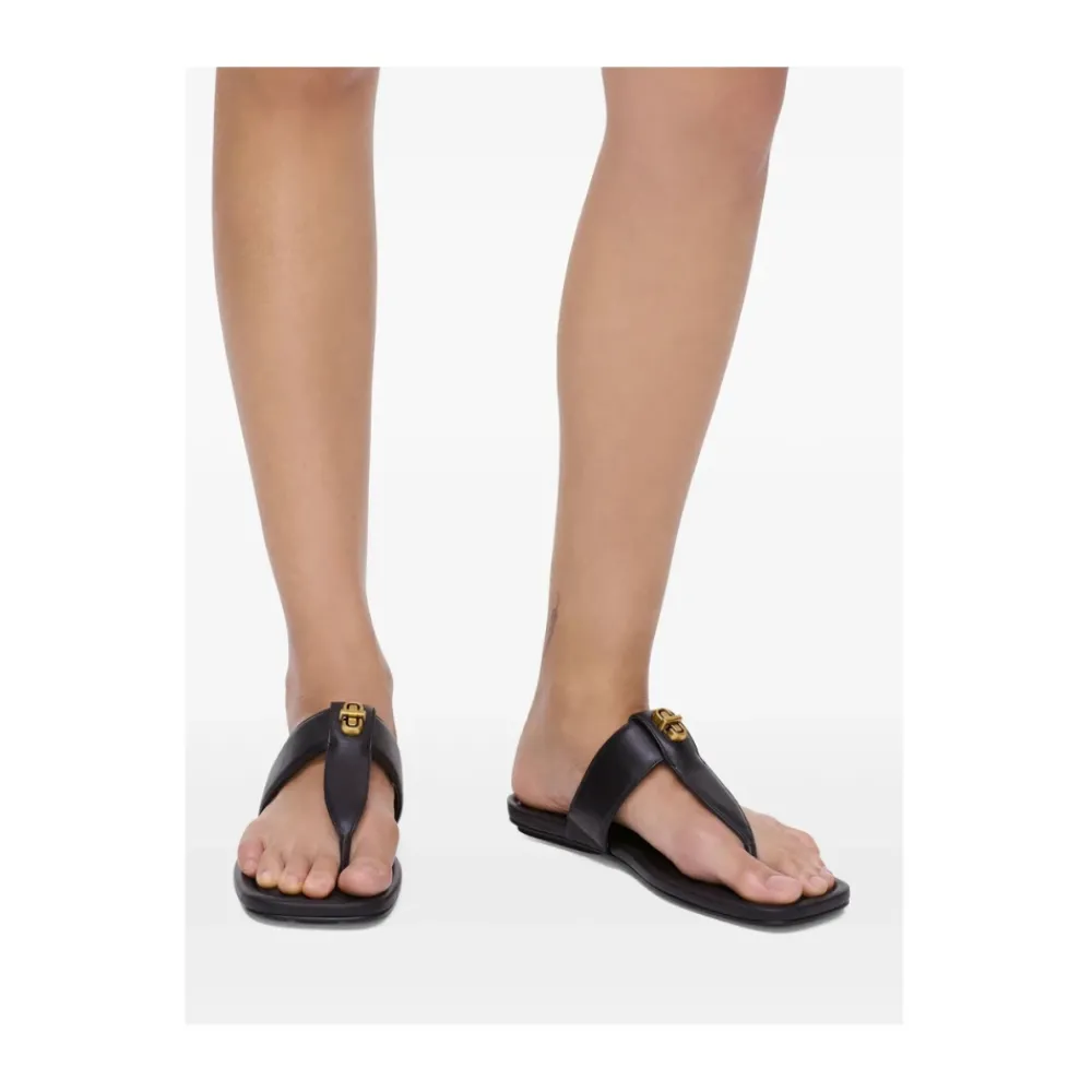 DAMES Marc Jacobs Slippers^e Slip-On Schoenen met Logozool