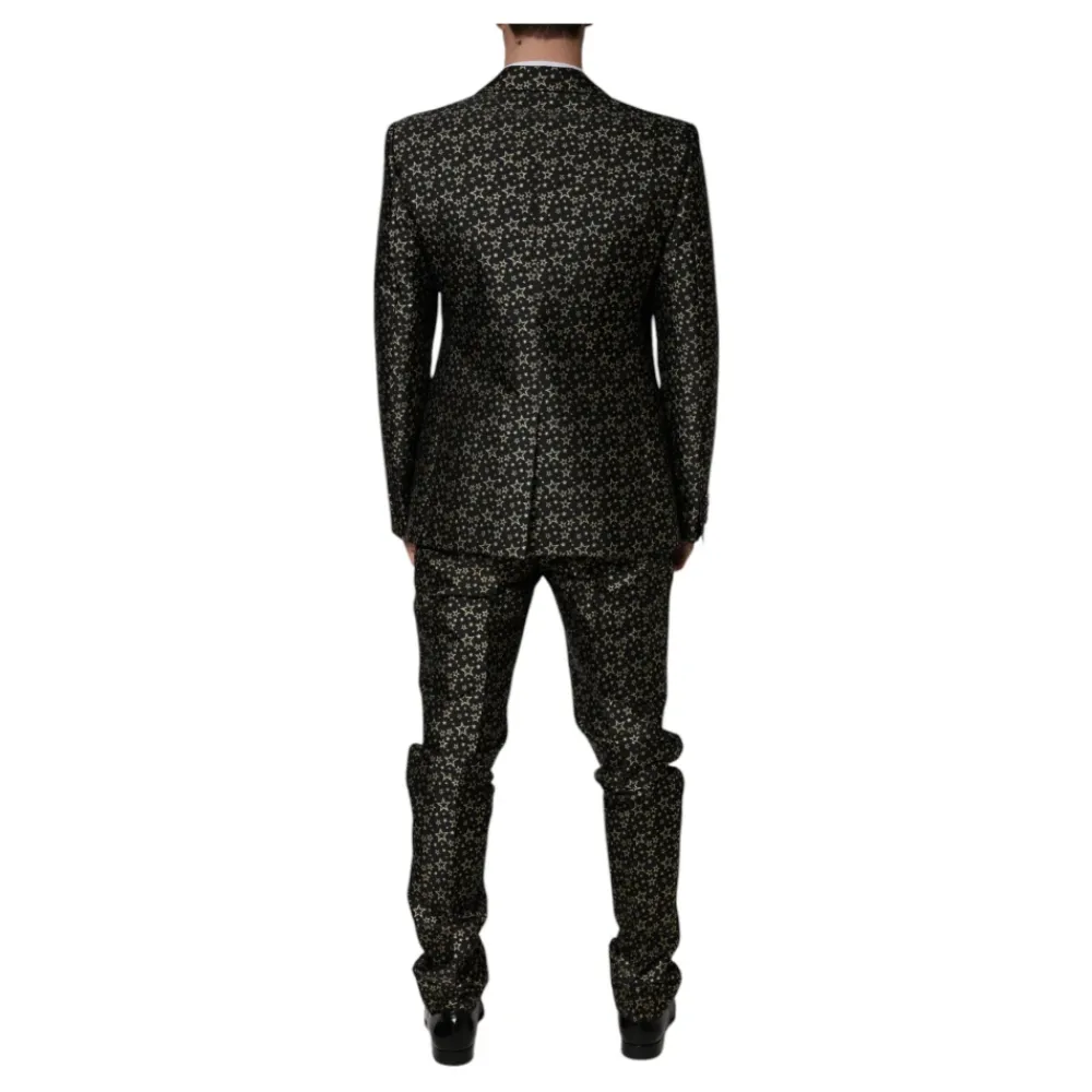 Heren Dolce & Gabbana e Sterren Jacquard Slim Fit Pak
