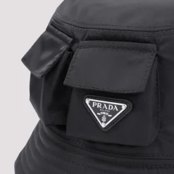 Heren Prada Hoeden^e Stijlvolle Hoed met Uniek Ontwerp