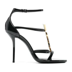 DAMES Saint Laurent Sandalen^e Strappy Sandalen Vernice T10