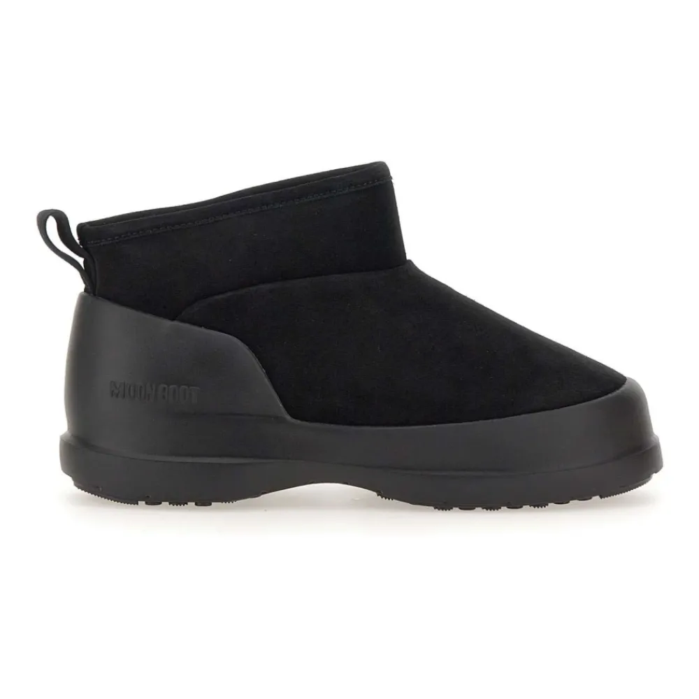 Heren Moon Boot e Suède Bontgevoerde Winterlaarzen