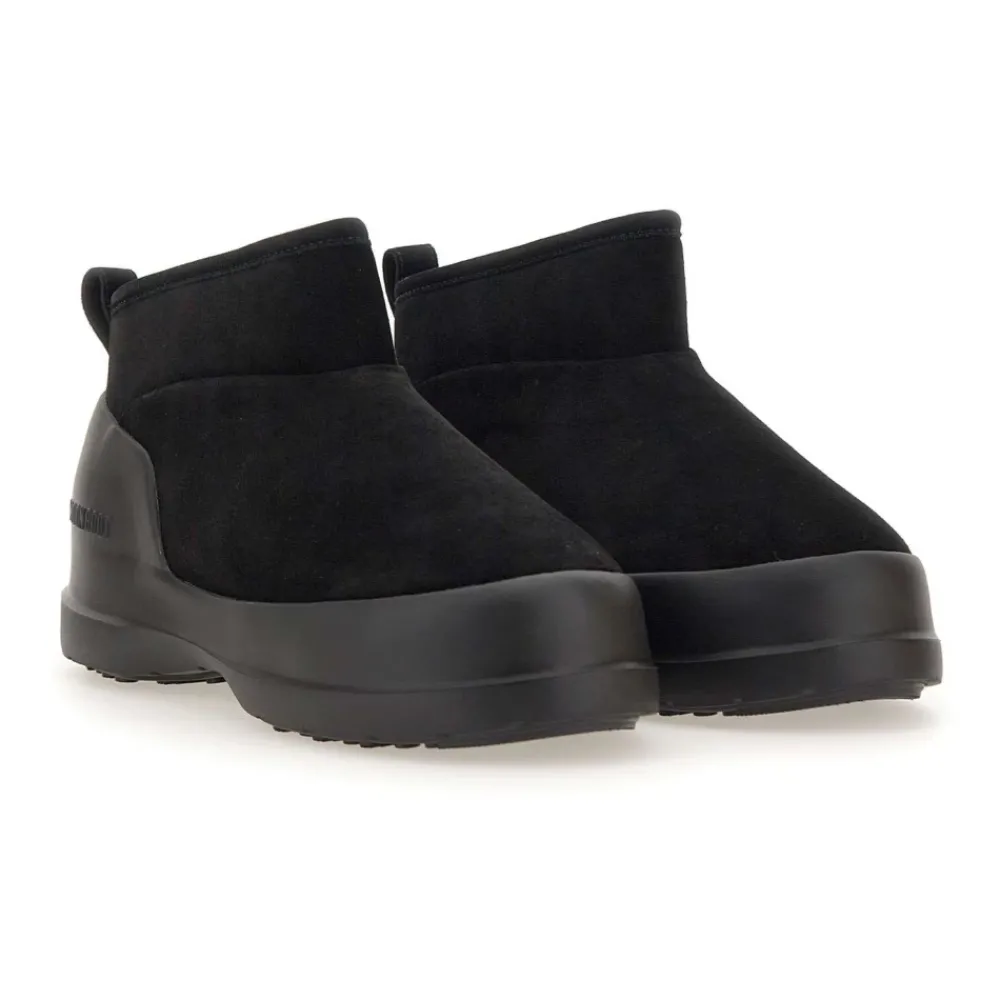 Heren Moon Boot e Suède Bontgevoerde Winterlaarzen