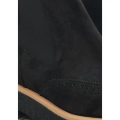 DAMES Estro Chelseaboots^e suède enkellaarsjes met bruine accenten