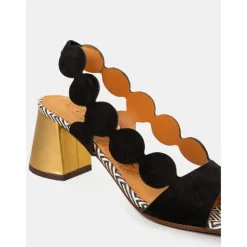 DAMES Chie Mihara e suède sandaal met enkelbandje