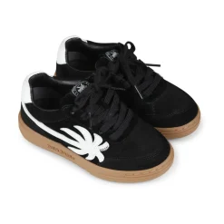 Palm Angels Sneakers^e Suède Sneakers met Wit Detail
