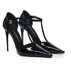 DAMES Dolce & Gabbana e T-bar Patent Leren Pumps