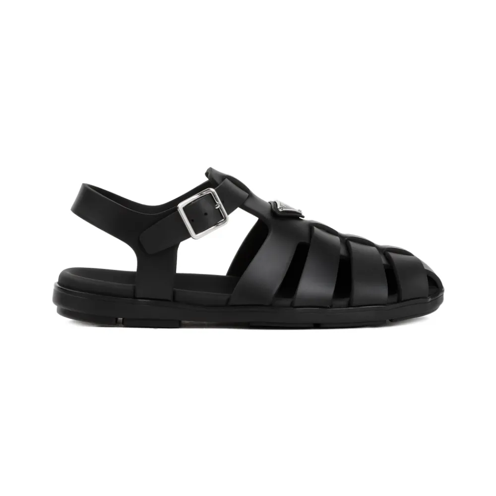 Heren Prada e Tech Strap Sandalen SS25
